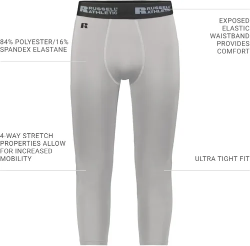 Vista 4 de Russell Athletic Men's Coolcore Compression 78 Tight