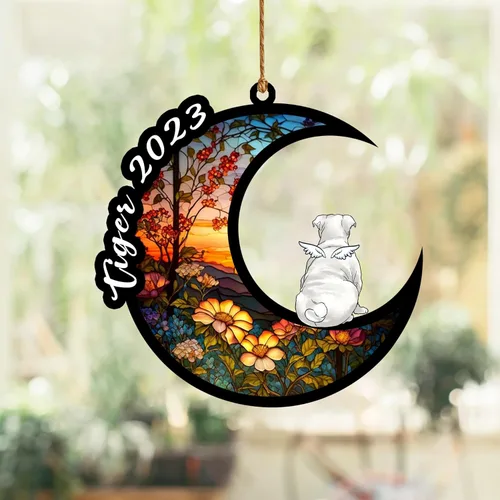 Vista 67 de Nazenti Atrapasoles conmemorativo para perros, adornos de Navidad personalizados para perros, adorno de Navidad, regalos conmemorativos para perros
