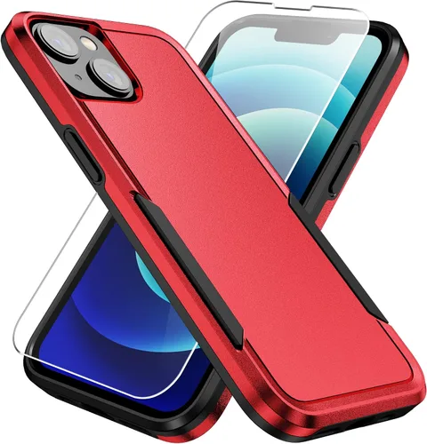 Vista 25 de Funda para iPhone 12 Pro Max, con protector de pantalla, [probada contra caídas de grado militar], resistente, resistente, a prueba de golpes