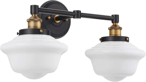 Vista 8 de Lámpara modelo Lavagna Vanity, LL-WL273-MILK-AB