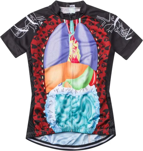 Vista 93 de Weimostar Hombre Ciclismo Jersey Manga Corta Bicicleta Ropa Multicolor Diamante