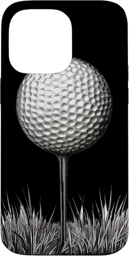 Vista 21 de Funda para iPhone 17 con pelota de golf en camiseta para jugadores de golf