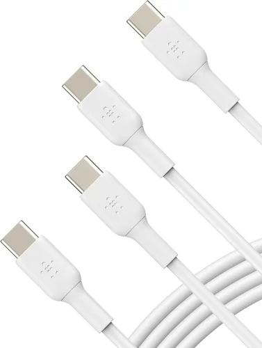 Vista 9 de Belkin BoostCharge - Cable USB-C a USB-C (1M/3.3 pies) para iPhone 17, iPhone 17 Pro, Samsung Galaxy S25, S24, Pixel 10 & 9, iPad Pro, Nintendo