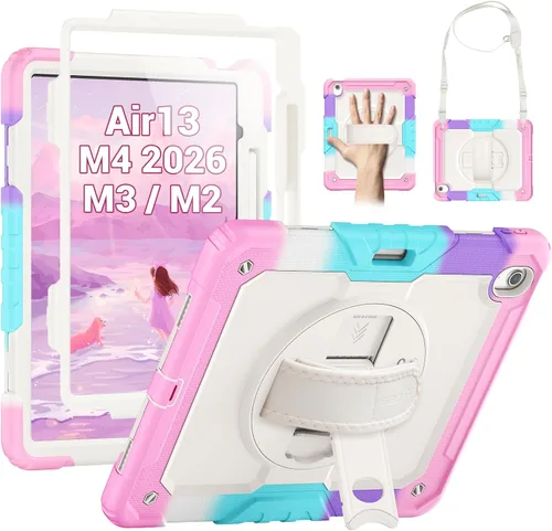 Vista 25 de SEYMAC para iPad mini 5/ Mini 4 Funda de 7.9 Pulgadas, Funda Protectora de Cuerpo Completo Resistente a Golpes con Protector de Pantalla, Soporte