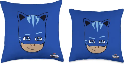Vista 3 de PJ Masks Power Heroes Catboy Sassy Big Face - Almohada de retrato de 16 x 16 pulgadas, multicolor