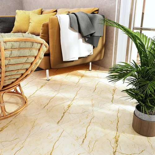 Vista 6 de CHICHOME Paquete de 6 azulejos de suelo impermeables de 12 x 12 pulgadas para despegar y pegar, azulejos de vinilo autoadhesivos extraíbles