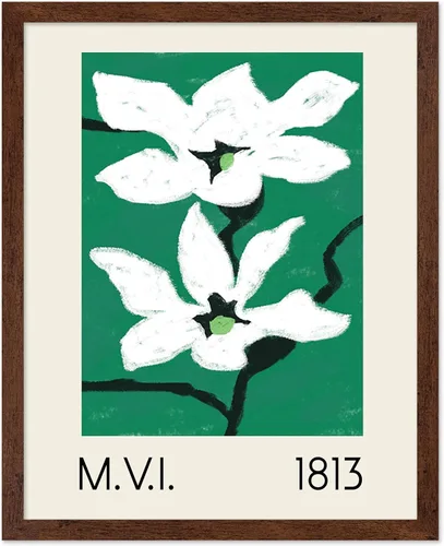 Vista 44 de Poster Master Póster vintage Overbeck – Impresión de acuarela retro – Regalo para artistas, amigos, girasoles, hermoso, botánico, planta
