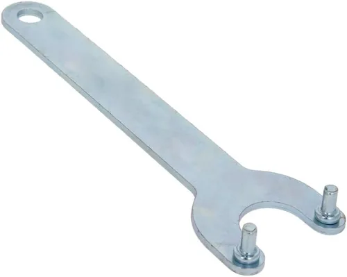 Vista 4 de Utoolmart Llave de amoladora angular, tuerca de bloqueo de hierro de 2 puntas, llave de acabado de zinc para Dewalt Milwaukee Makita Black & Decker
