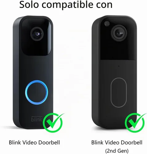 Vista 2 de BITIWEND Timbre inalámbrico para Blink - Compatible con timbre de video Blink y timbre de video Blink (2.ª generación) con transmisor con cable