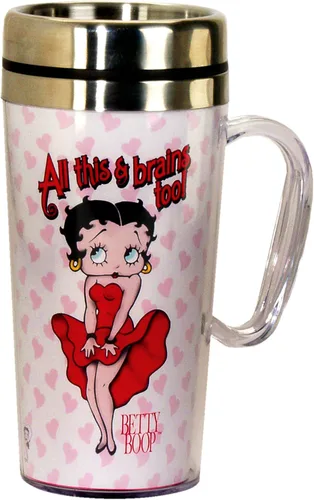 Vista 20 de Spoontiques - Taza de viaje aislada - Taza de café con logotipo de Batman - Regalo para amantes del café - Taza de café divertida - 14 oz - Negro
