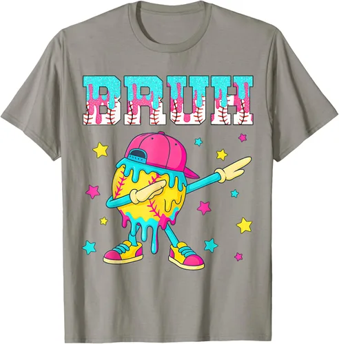 Vista 27 de Baseball Life Style 101 Apparel Youth Drip Baseball Boys Kid Camiseta