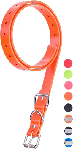 Vista 16 de Correa de collar para perros ETPET para la mayoría de receptores de collar de entrenamiento electrónico: Correa de TPU para mascotas, ajustable