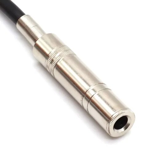 Vista 3 de Cable adaptador hembra de 0.250 in 1/4 pulgadas a XLR hembra, cable de interconexión TS/TRS a XLR de 3 pines (5 pies-4.9 ft)