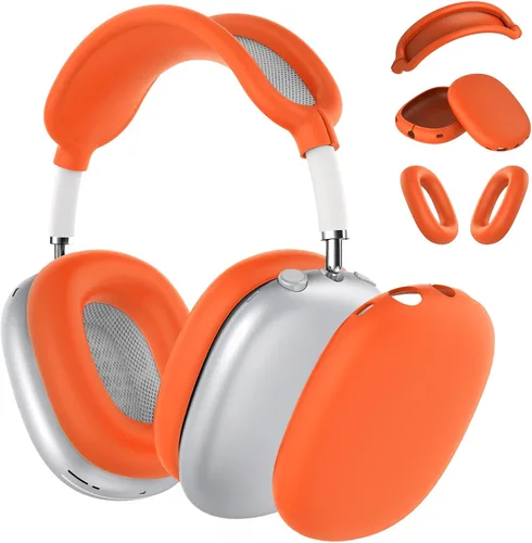 Vista 20 de Funda rígida para AirPods Max con modo de sueño, funda de transporte para auriculares con almohadillas de silicona para AirPods