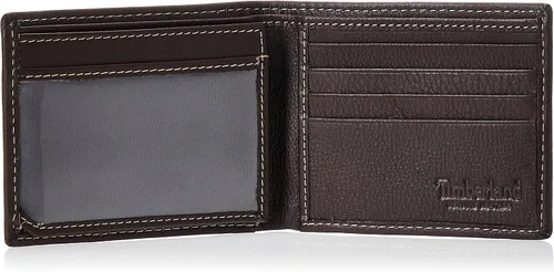 Vista 5 de Timberland Billetera de seguridad para hombre Wellington de cuero RFID plegable
