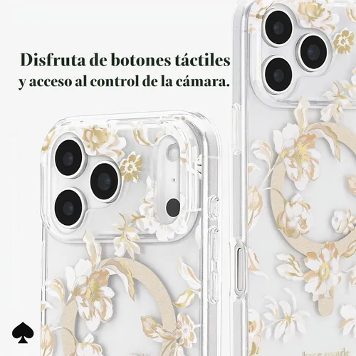 Vista 7 de kate spade new york Funda para iPhone 18 Pro Max - Toile de otoño