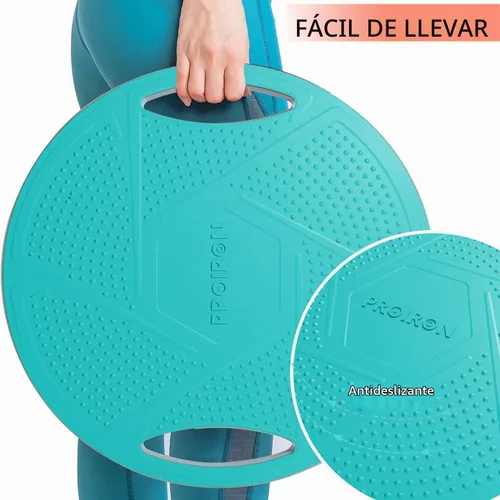 Vista 3 de PROIRON Tabla de Equilibrio Oscilante, Tabla de Estabilidad de 16.34", Entrenador de Estabilidad y Equilibrio para Ejercicios Antideslizante, Tabla