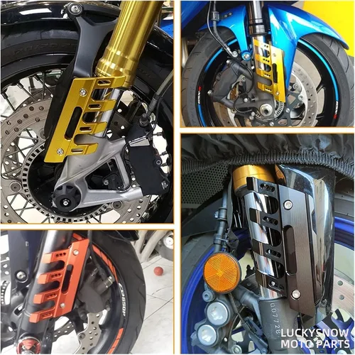 Vista 8 de Accesorios de motocicleta Guardabarros delantero de protección lateral Guardabarros deslizadores para Yamaha FZ07 FZ09 FZ1 FZ10 FZ150 FZ150I FZ16