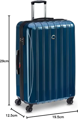 Vista 10 de Delsey Paris - Helium Aero - Maletas con laterales rígidos expandibles con ruedas giratorias, verde azulado