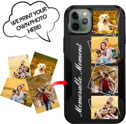 Vista 2 de Fundas de teléfono personalizadas con múltiples imágenes para iPhone 11 Pro Max, imágenes personalizadas, protección contra caídas, cuerpo completo