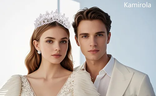 Vista 7 de Kamirola - Corona de reina y tiara corona de princesa para mujeres y niñas, diademas de cristal para novias, disfraces góticos de Halloween