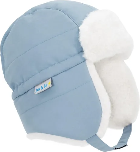 Vista 29 de JAN & JUL Gorro de invierno impermeable para bebés y niños Oso