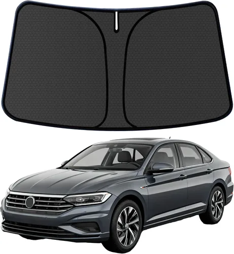 Vista 75 de CX-3 - Parasol para parabrisas para Mazda CX-3 2013-2025 bloquea los rayos UV, visera plegable 1:1, personalizable, gruesa, resistente al desgaste