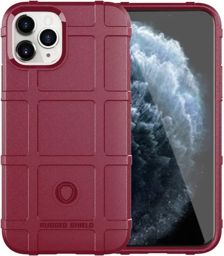 Vista 18 de Funda protectora táctica para iPhone 11 (serie Rugged Shield), TPU gruesa y sólida, funda protectora táctica para iPhone 11 (6.1 pulgadas), arcilla