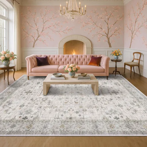 Vista 83 de Hazo Haus – Alfombra pequeña para entrada, cocina o baño, antideslizante con base de goma, resistente a las manchas y a la decoloración, diseño