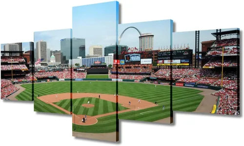 Vista 31 de Decoración de sala deportiva Memphis Grizzlies Imágenes para sala de estar, el foro FedEx en Memphis, pinturas de Tennessee, 5 piezas, lienzo, arte