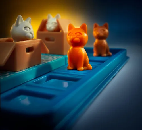 Vista 5 de SmartGames Cats & Boxes - Juego de rompecabezas lógico con 60 desafíos para mayores de 7 años