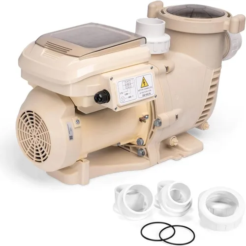 Vista 2 de XtremepowerUS SuperFlow - Bomba de piscina de alta velocidad variable para piscina enterrada con eficiencia energética de 230 V, adaptador de 1-1/2