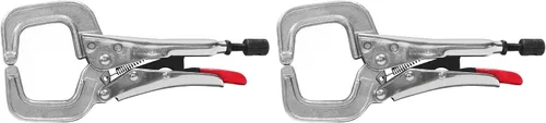 Vista 3 de Strong Hand Tools Abrazadera C de bloqueo de 6", punta redonda, Capacidad máxima de sujeción: 2″ (1.969 in), Profundidad de garganta: 1-13/16″