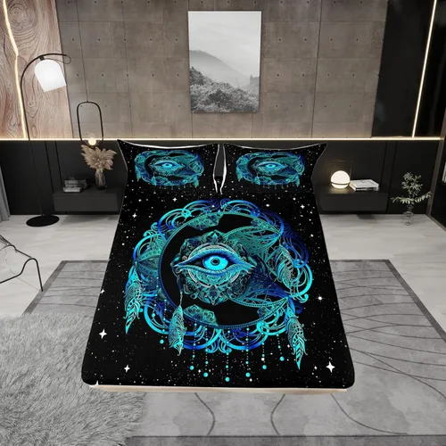 Vista 39 de Juego de ropa de cama con estampado de leopardo, tamaño individual, juego de cama de guepardo africano para decoración de dormitorio