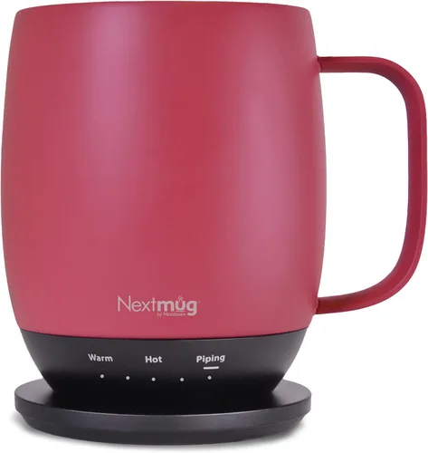 Vista 11 de Nextmug - Taza de café autocalentable con control de temperatura (negro, 14 onzas)