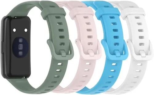 Vista 14 de Senter Correa de repuesto de goma suave de liberación rápida para reloj inteligente Huawei Band 7