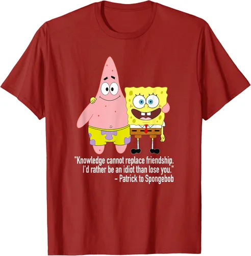 Vista 54 de Mademark x SpongeBob SquarePants - Patrick & SpongeBob - Camiseta de la amistad Asfalto