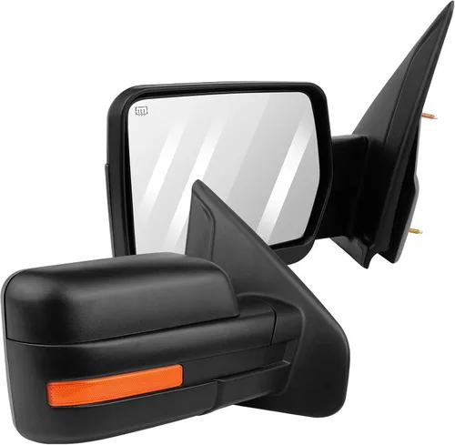 Vista 12 de Espejos de remolque Compatibles con Ford F150 1997-2003, cabina estándar y extendida (no para modelos de 4 puertas), espejos de remolque izquierdo