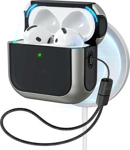 Vista 19 de ESR Funda para AirPods Pro 3, compatible con AirPods Pro de 3ª generación (2025), compatible con MagSafe, cubierta de protección completa contra