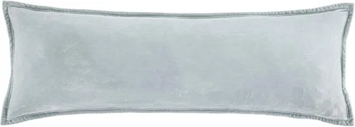 Vista 13 de HiEnd Accents Stella Almohada Lumbar de Terciopelo de Seda Sintética, 14x42 pulgadas, Negro, Ropa de Cama de Lujo de Estilo Romántico Occidental
