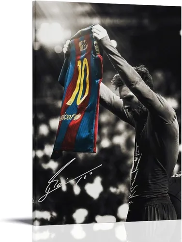 Vista 13 de Mbappe - Póster deportivo de superestrella de fútbol, lienzo de los años 90, arte de pared, decoración estética, pósteres de 08 x 12 pulgadas