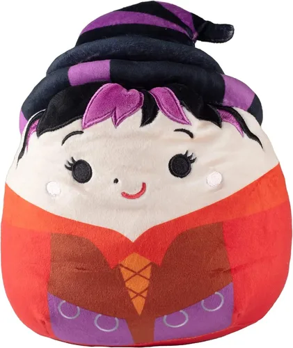 Vista 4 de Squishmallows Halloween Hocus Pocus Witches - Juego de 3 personajes de Winnie, Mary y Sarah Sanderson, juguete de peluche suave y blando para niños