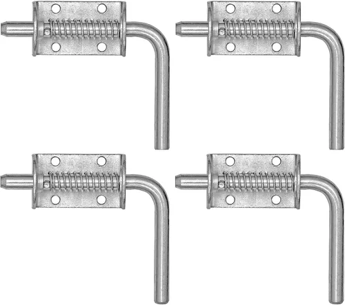 Vista 4 de Buyers Products B2595SH - Conjunto de pestillo de resorte con mango de 2-3/8 pulgadas, pasador de pestillo con resorte de 1/2 pulgadas sin Sin