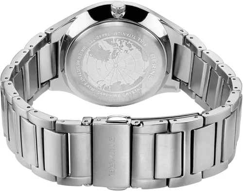 Vista 6 de BERING Men Analog Solar Collection Watch with Titan Strap & Sapphire Crystal 14440-XXX_2