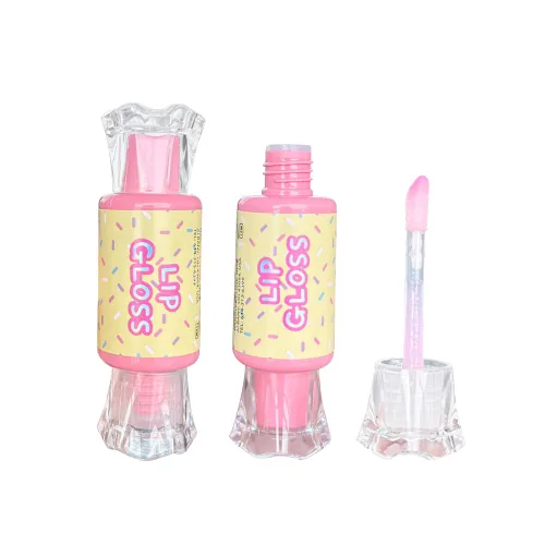 Vista 4 de M&U MAKE YOU UP MU Set de 6 barras de brillo labial dulce de caramelo para niños - 1 barra recta, 2 barras de helado y 2 barras de bálsamo