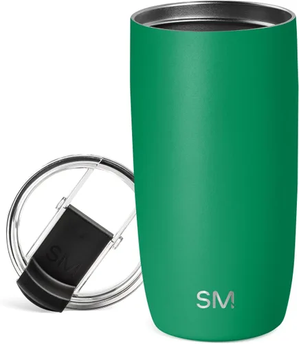 Vista 35 de Simple Modern Taza de café de viaje Tumbler con tapa abatible Reutilizable, aislada, de acero inoxidable, taza de café helado Cold Brew, termo