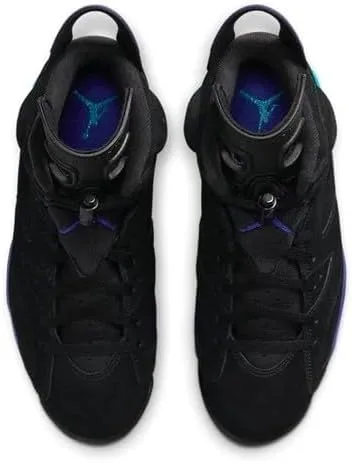 Vista 3 de Jordan Hombres Air 6 Retro Aqua NegroBright Concord-Aquatone (CT8529 004)