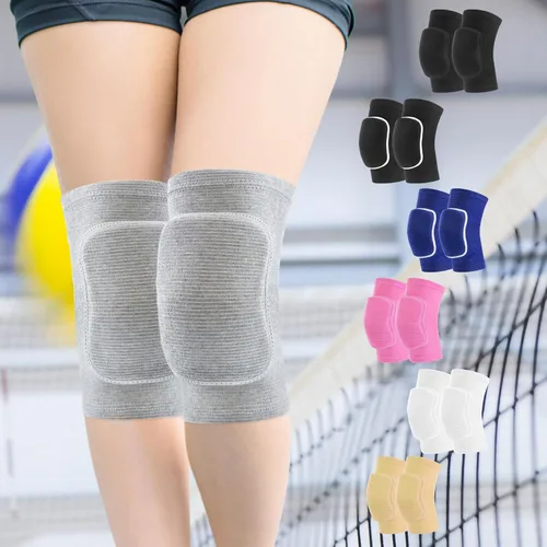 Vista 10 de Rodilleras de voleibol para mujeres, hombres, jóvenes, rodilleras para voleibol, baloncesto, fútbol, baile, yoga, tenis, correr, ciclismo