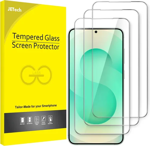 Vista 20 de JETech Protector de pantalla compatible con Samsung Galaxy S20 FE de 6.5 pulgadas, película de vidrio templado, paquete de 3