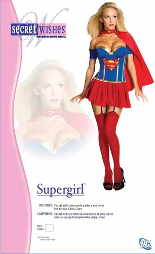 Vista 5 de Rubie's womens Secret Wishes Dc Comics Supergirl Costume Corset